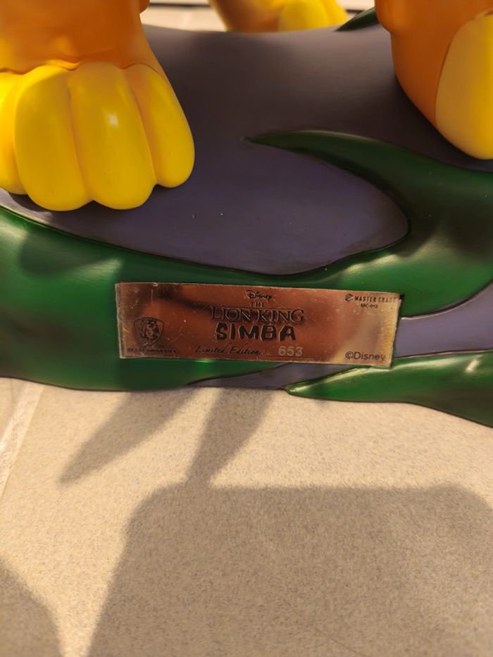 Figurine Disney Beast Kingdom Master Craft Statue Petit Simba Le Roi Lion - photo numéro 2