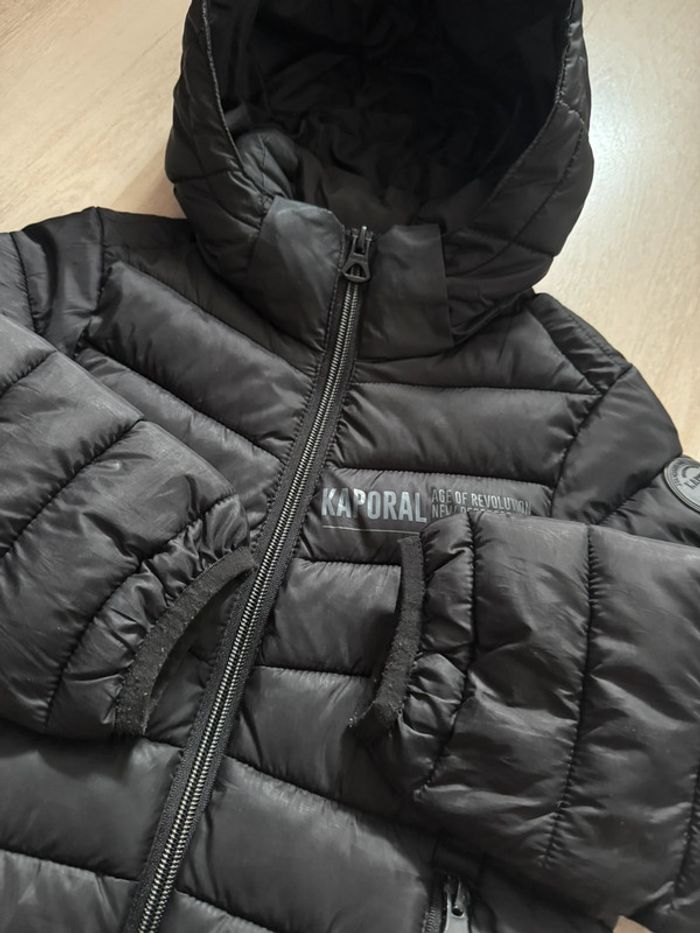 Veste/doudoune garçon noire Kaporal taille 4 ans - photo numéro 8
