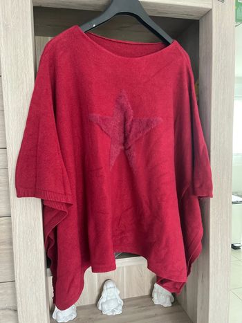 Pull large motif étoile