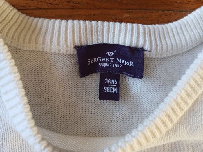 Pull blanc léger - photo numéro 2