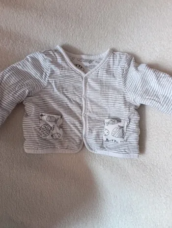Veste en coton réversible dpam mixte 6 mois
