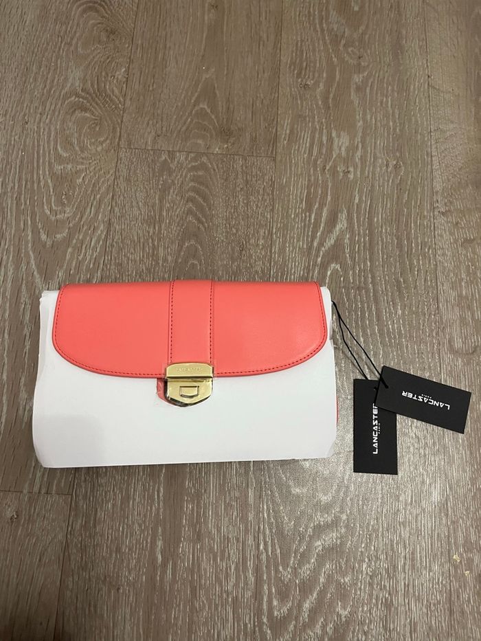 Sac Lancaster Rose blush et or cuir - Neuf - photo numéro 3