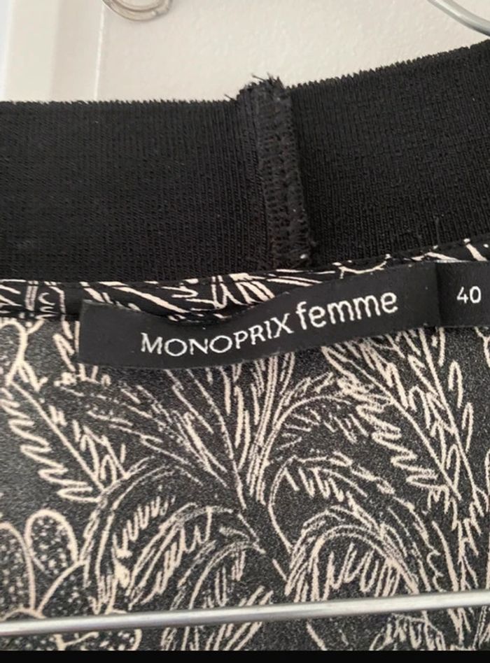 Robe midi noir Monoprix 40 - photo numéro 4