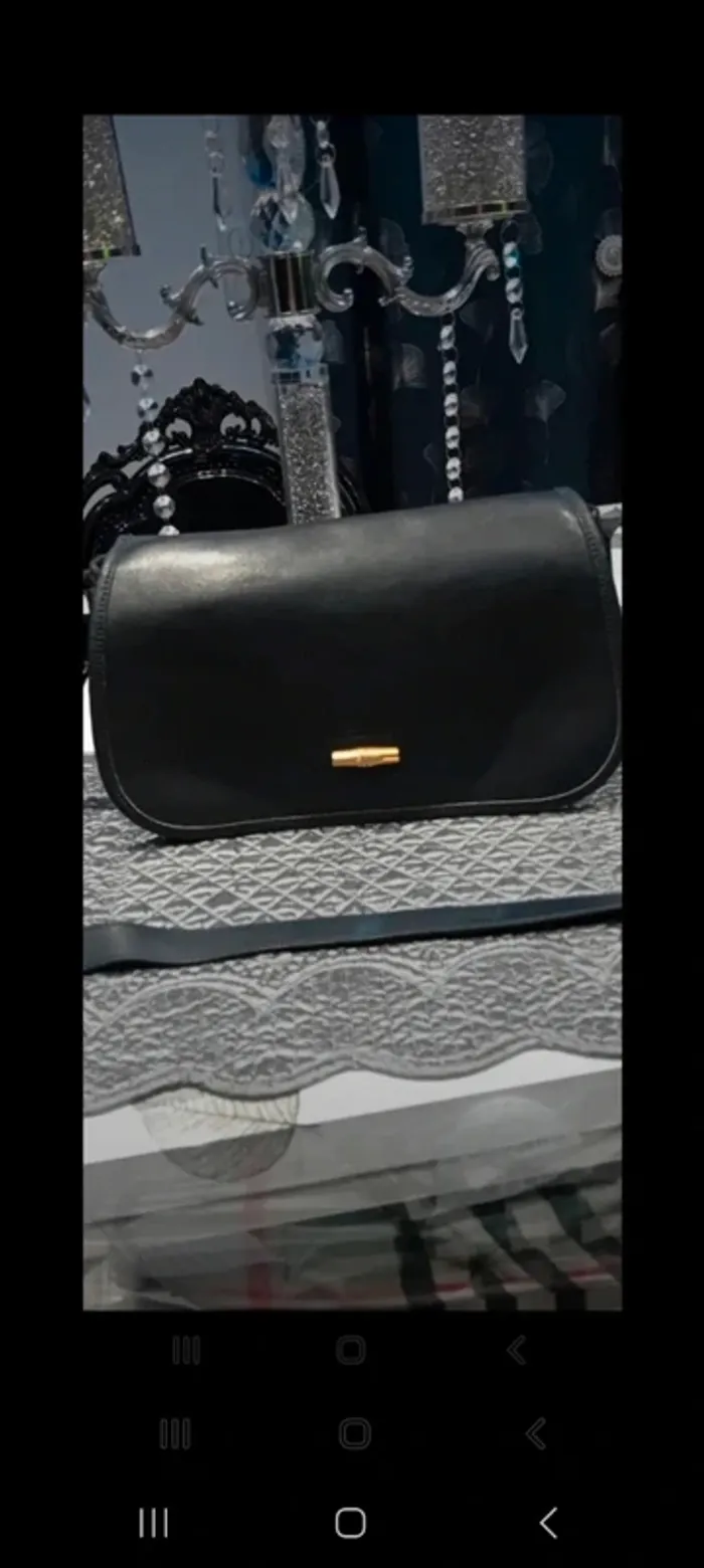Sac longchamp vintage cuir 20x30x8