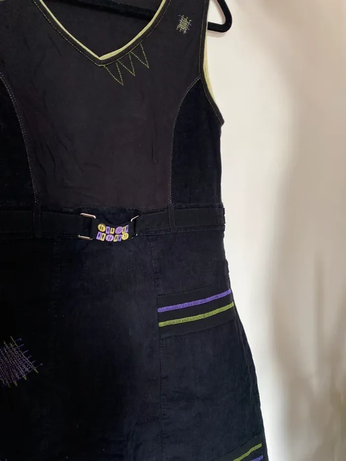 robe d’hiver en velours figure libre taille 38 - photo numéro 3