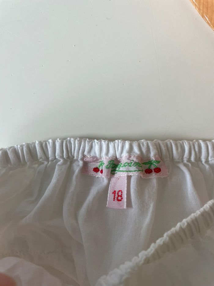 Short blanc bébé bonpoint - photo numéro 3