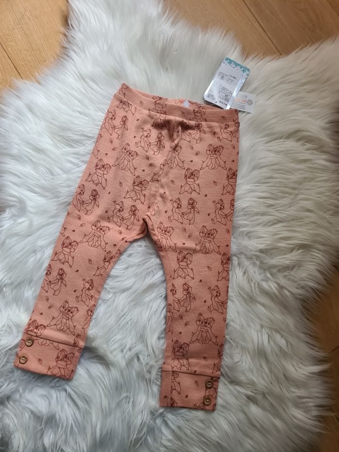 Leggings disney en maille côtelé