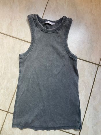 T shirt/ débardeur gris Zara 