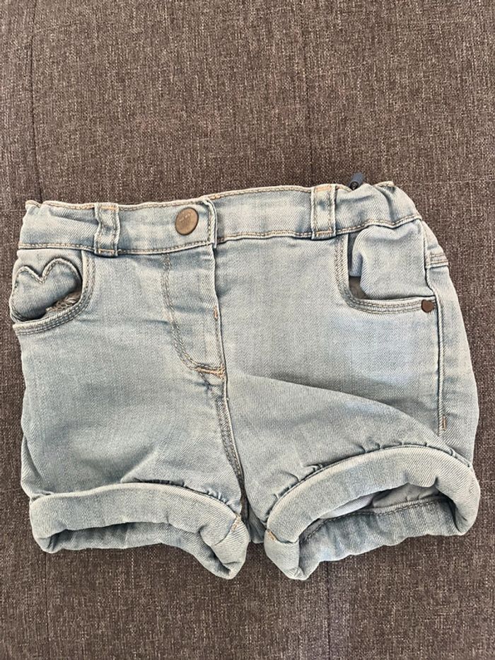 Short en jean