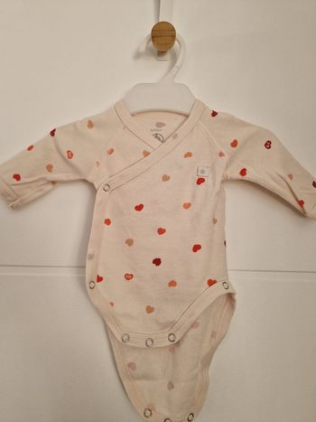 Lot de 2 bodys petit bateau