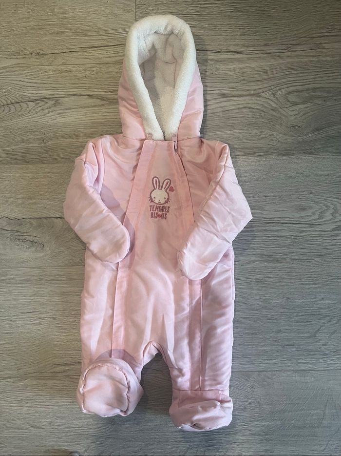 Combinaison bébé rose Influx – 3 mois