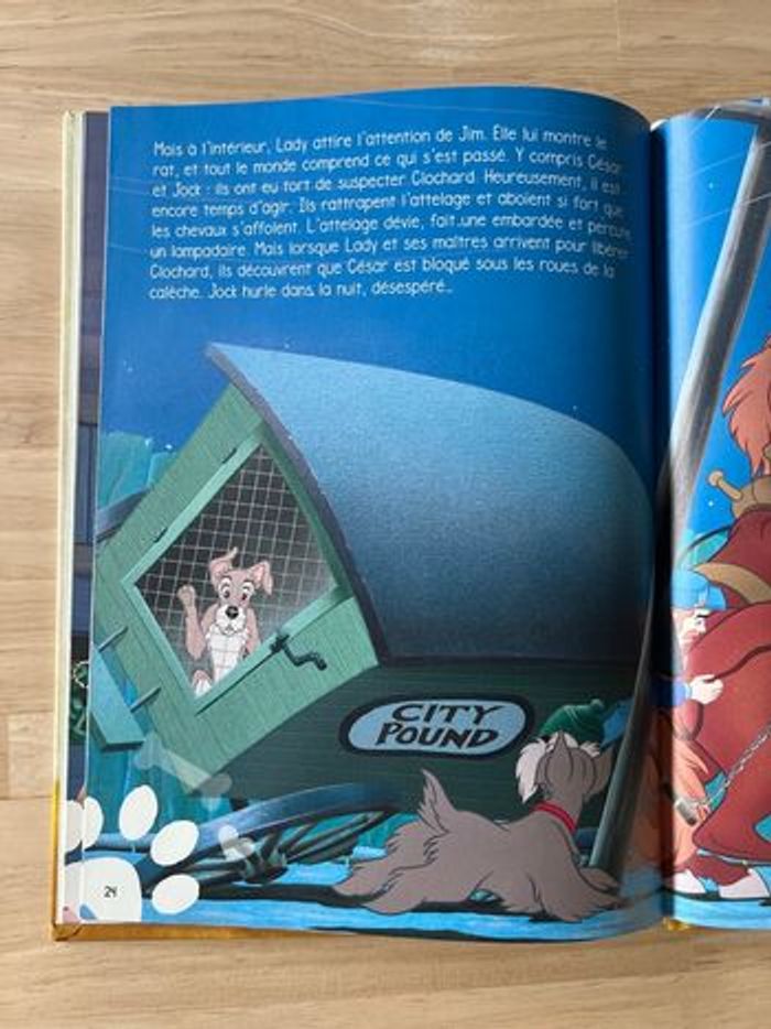 Livre Disney Audiocontes Magiques n°17 – La Belle et le Clochard – Bon État (Sans Figurines) - photo numéro 4