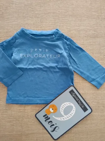 Haut manches longues 9 mois / 71 cm