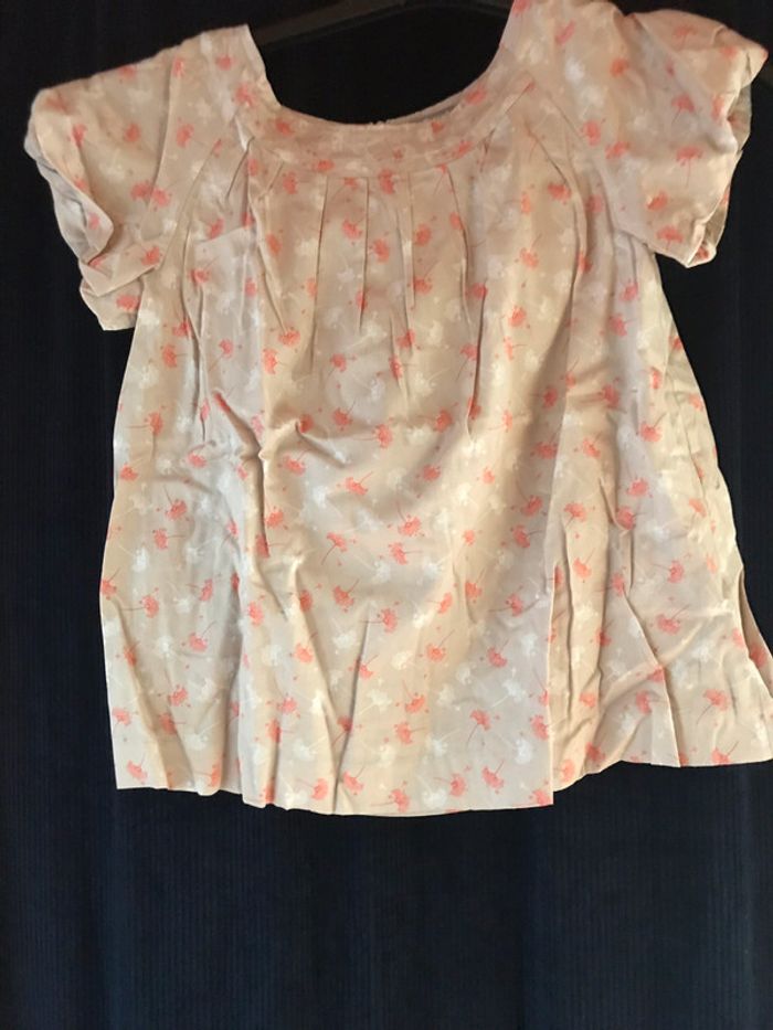 Chemisier Vert Baudet. 10 ans. Beige - photo numéro 3