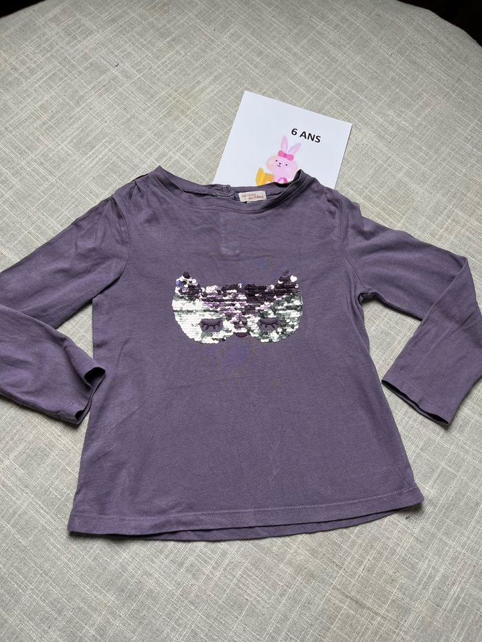 T-shirt a sequins - photo numéro 2