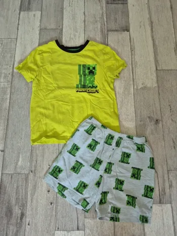 Pyjama minecraft taille 6-7 ans