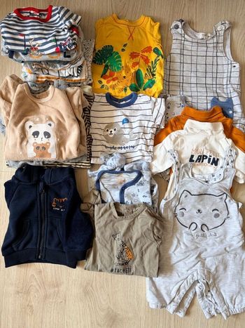 Lot garçons 1 mois printemps 