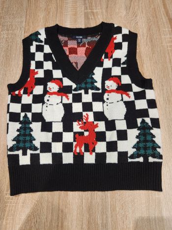 Pull sans manches de Noël
