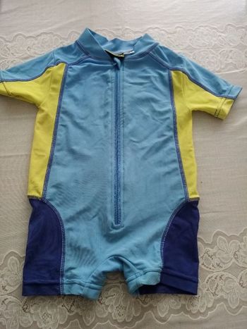 maillot combinaison anti UV 6/12 mois