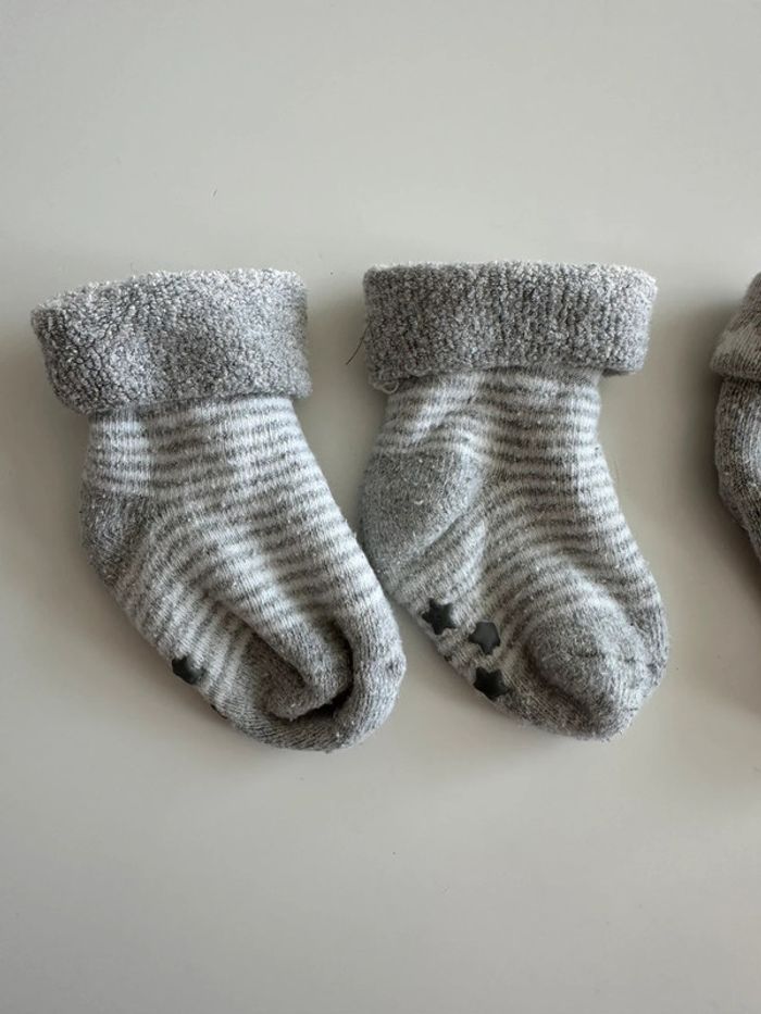 Lot de 2 paires de chaussettes bébé épaisses - Taille 15/18 - photo numéro 2