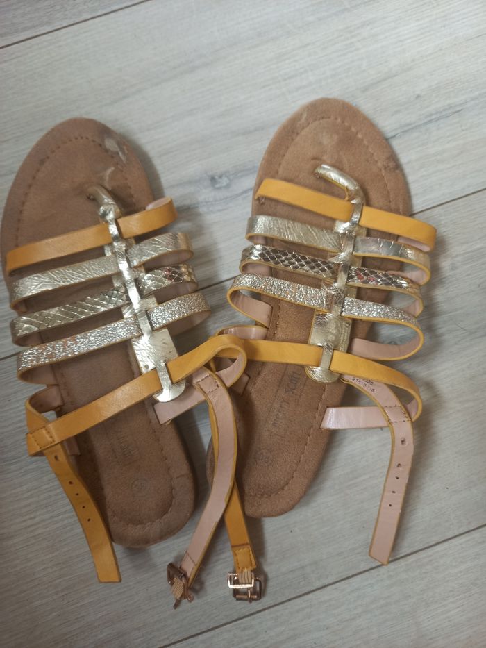 spartiate merry Scott dorée jaune - photo numéro 5