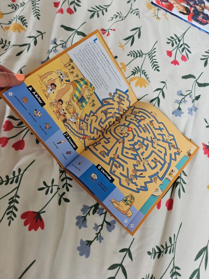 Livre : cherche et trouve labyrinthe : Le collier de cleopatre - photo numéro 3