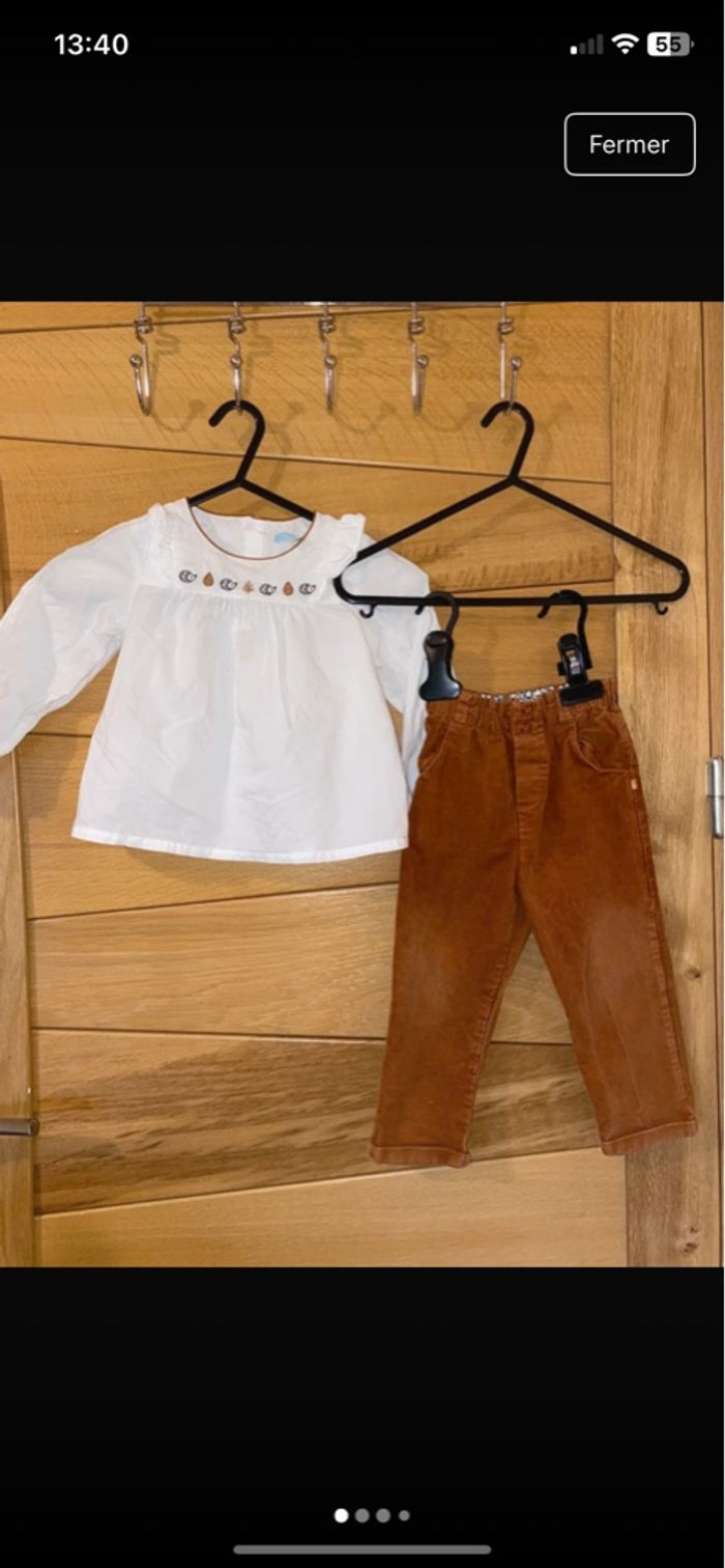 Ensemble fille - 24 mois obaibi
