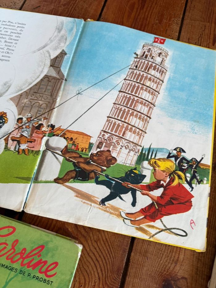 Livres Caroline anciens état satisfaisant - 4 grands albums Hachette première édition - photo numéro 12