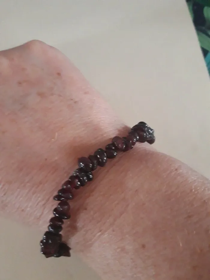 Bracelet élastique petites pierres reflets