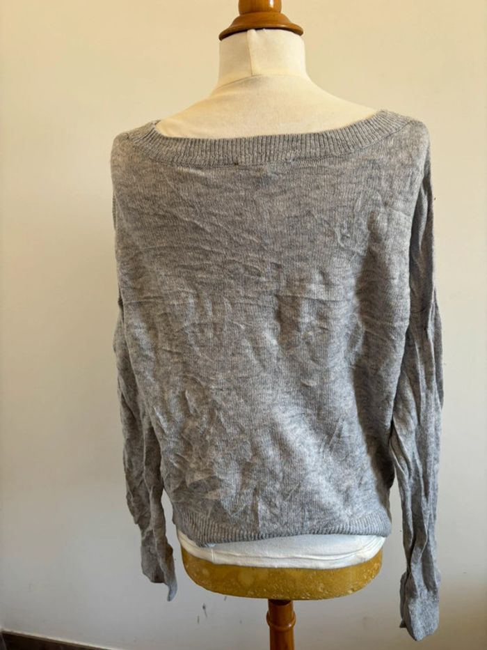 Pull gris basique, Tommy Hilfiger - photo numéro 8