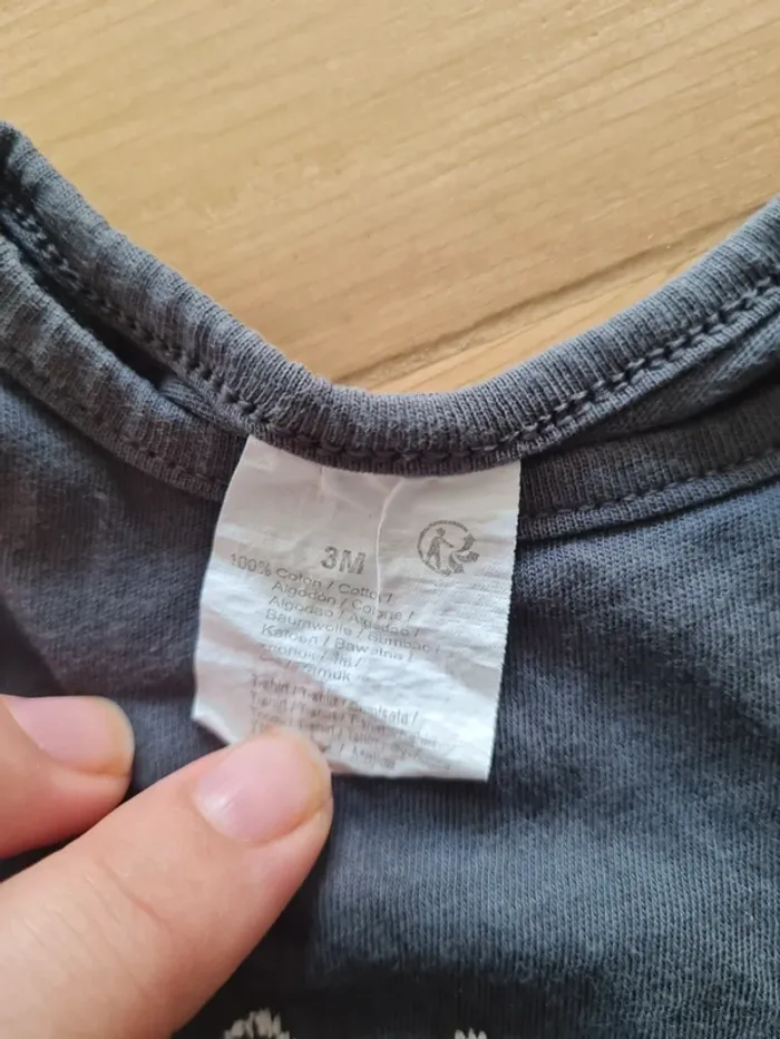 Lot Tee-shirt manche courte 3 mois - photo numéro 5