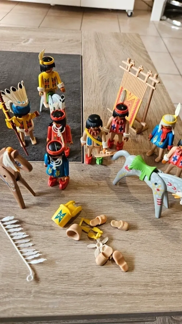 bisons et indien playmobil - photo numéro 4