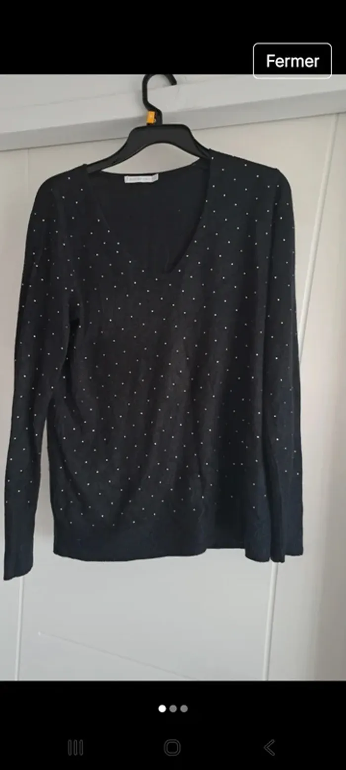 Pull col V Gémo XL