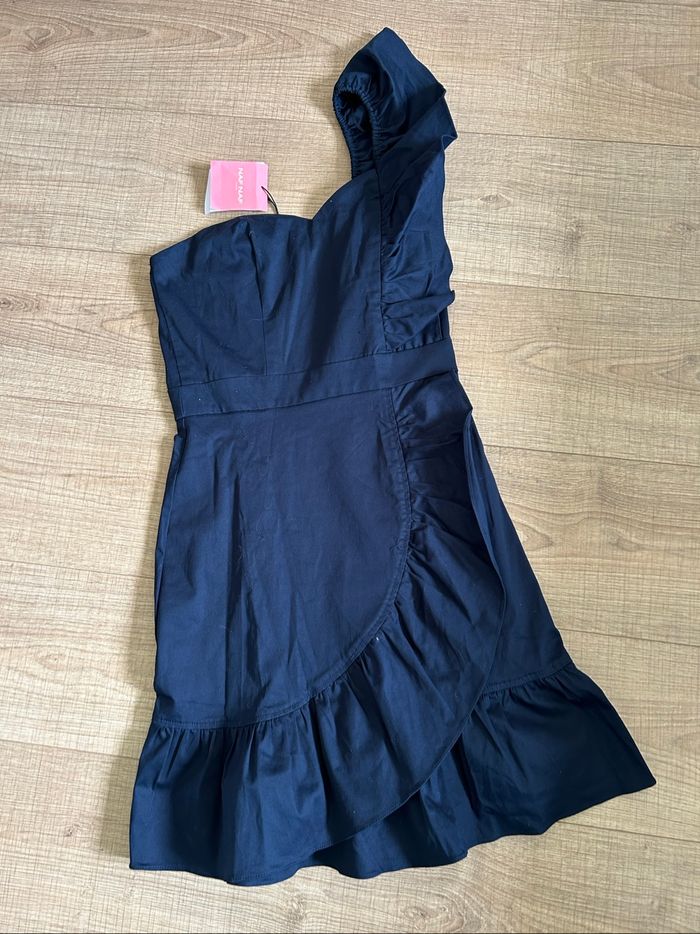 Robe bleue marine neuve sans manches Naf Naf taille 36 (valeur 70€) - photo numéro 7