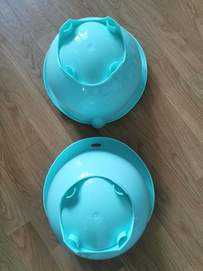 Lot neuf de 2 saladiers en plastique - photo numéro 2