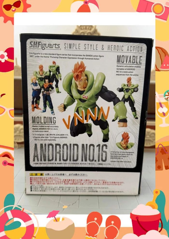 SH figuarts dragon ball z Android 16 C16 en boite - photo numéro 9