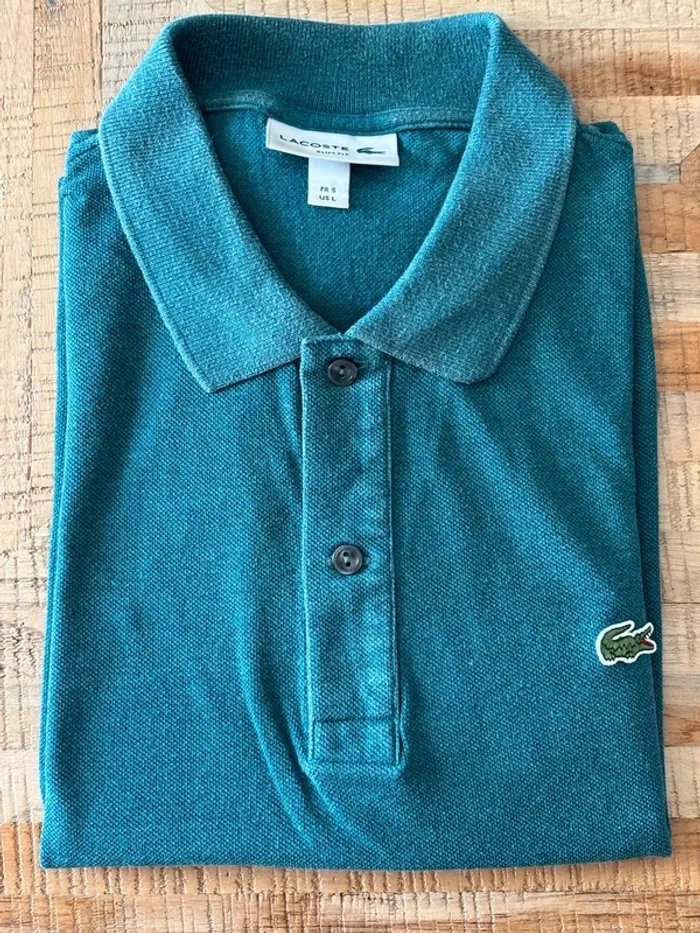 Polo Lacoste vert - photo numéro 2