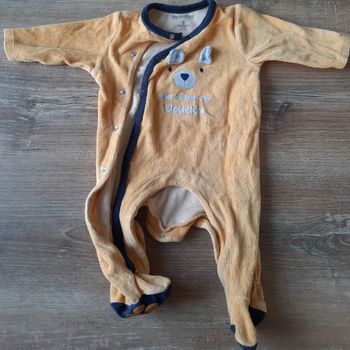 Pyjama jaune en velours Orchestra