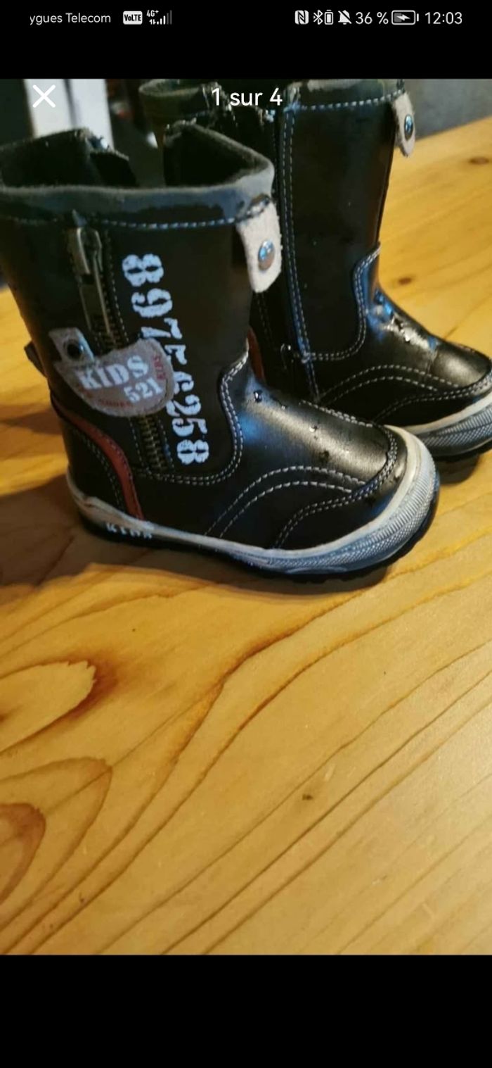 Bottine taille 21 garçon