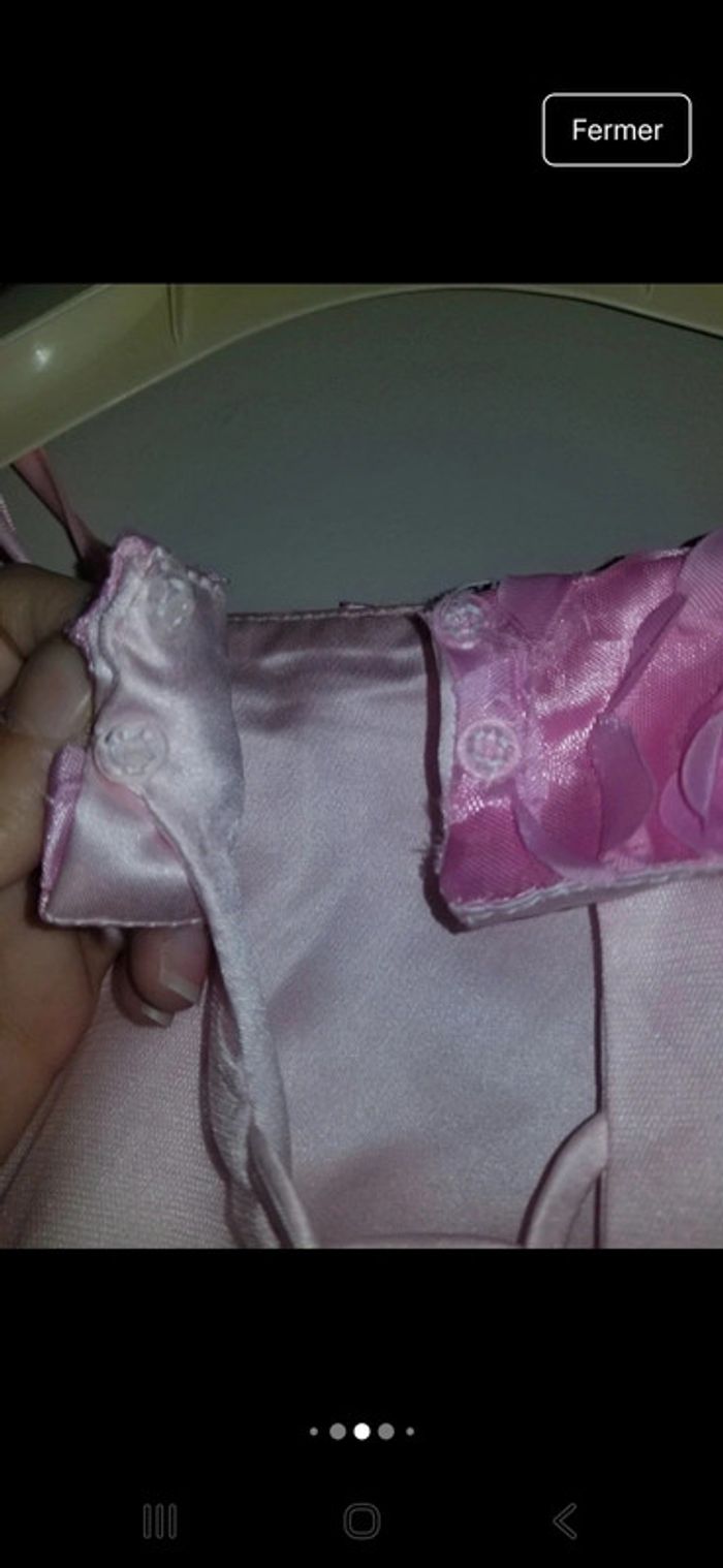 Magnifique robe de cérémonie rose – style princesse - photo numéro 7