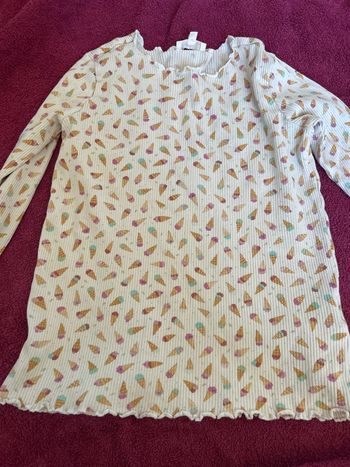 Manche longue motif glace 