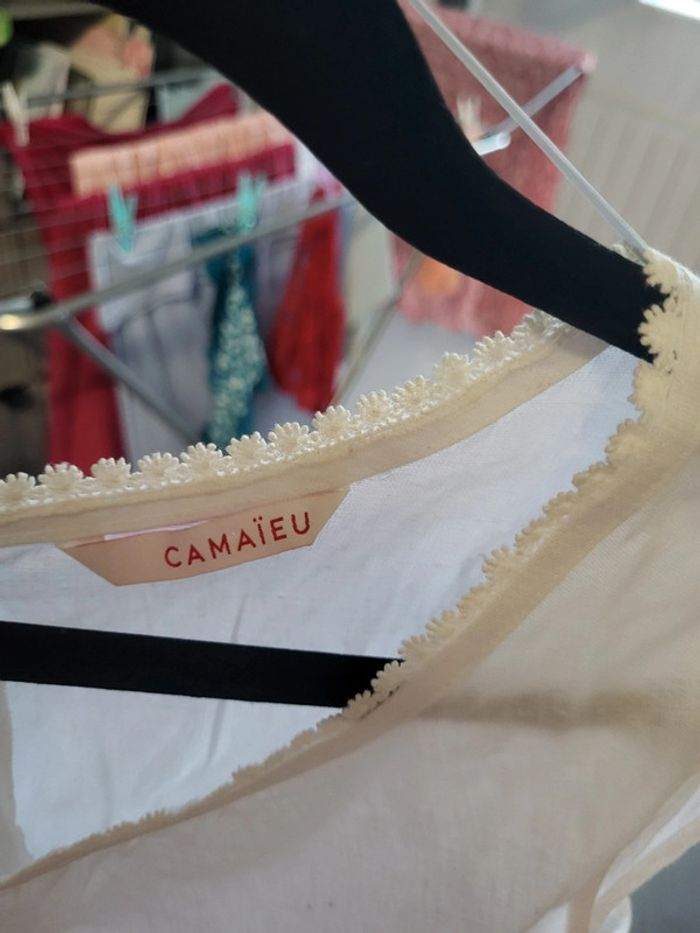 Haut camaieu blanc - photo numéro 4