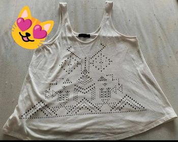 Débardeur crème Weavers XL