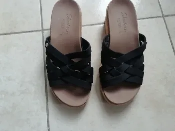 Mules - Sabot TALONS compensés Skechers Taille  37.