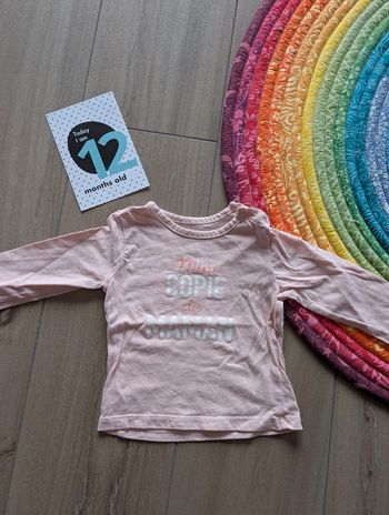 T-shirt gemo 12 mois manches longues