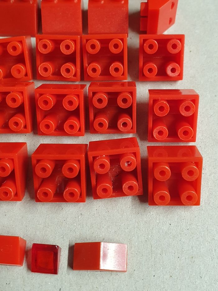 Lot de 49 pentes rouges - photo numéro 5