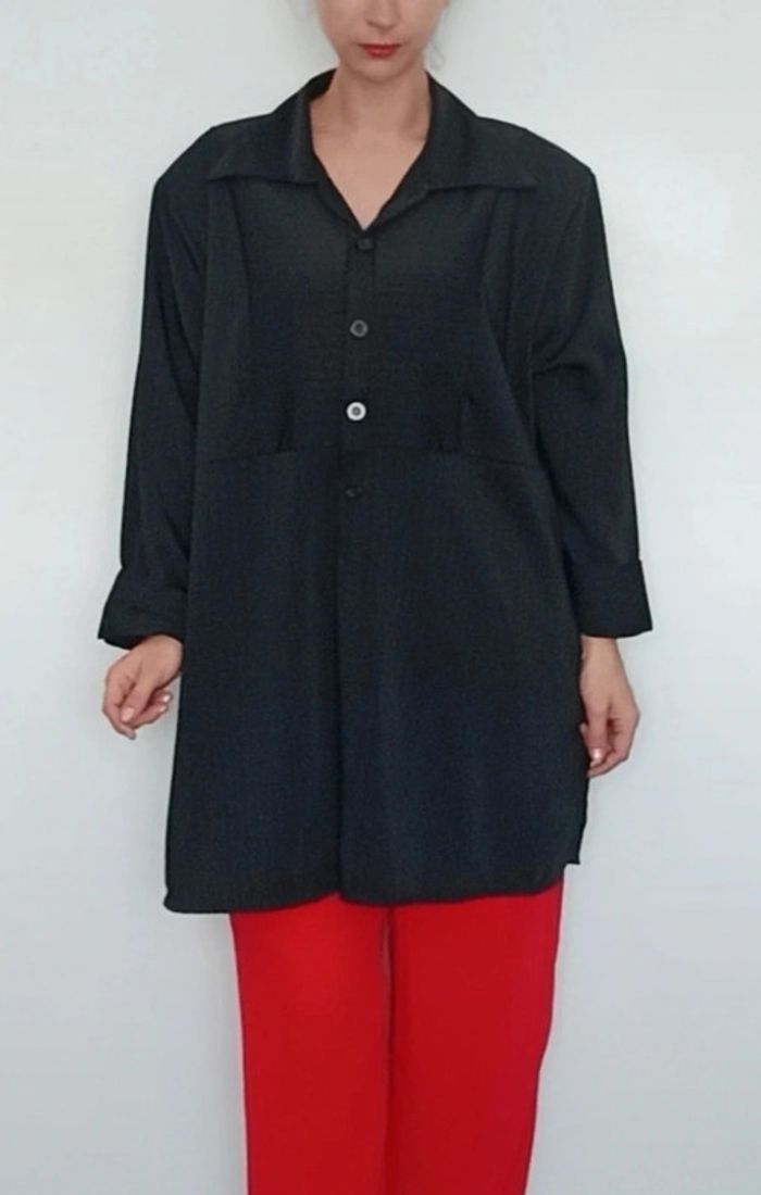 Blazer long chic noir qualité taille 42/44 - photo numéro 3
