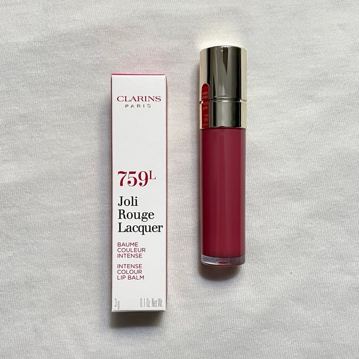 Clarins Joli Rouge Lacquer rouge à lèvres Teinte 759L Neuf - photo numéro 2