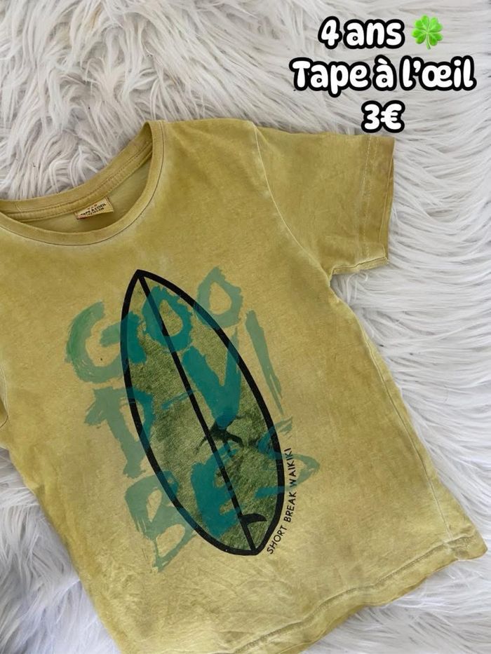 T-shirt 🍀 4 ans 🍀 Tape à l’œil