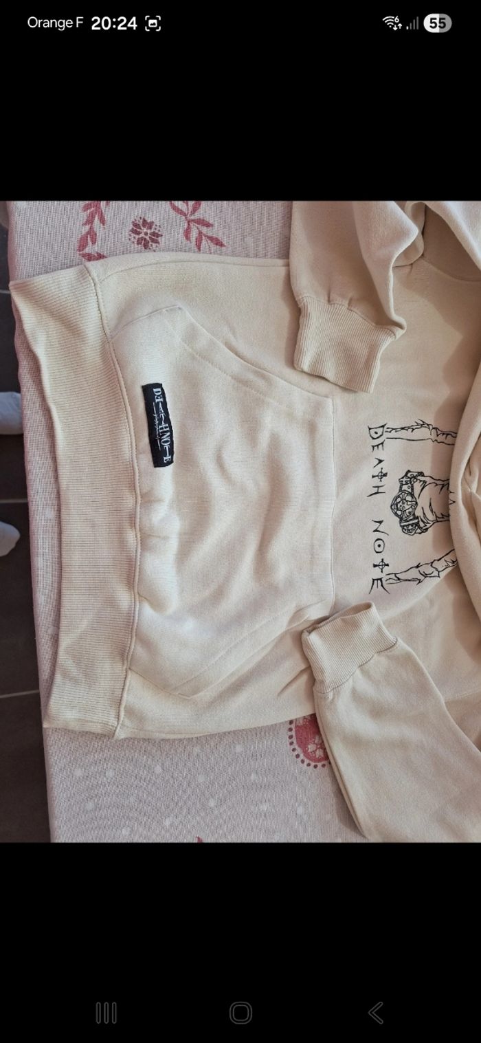 Pull capuche Death Note XS - photo numéro 4